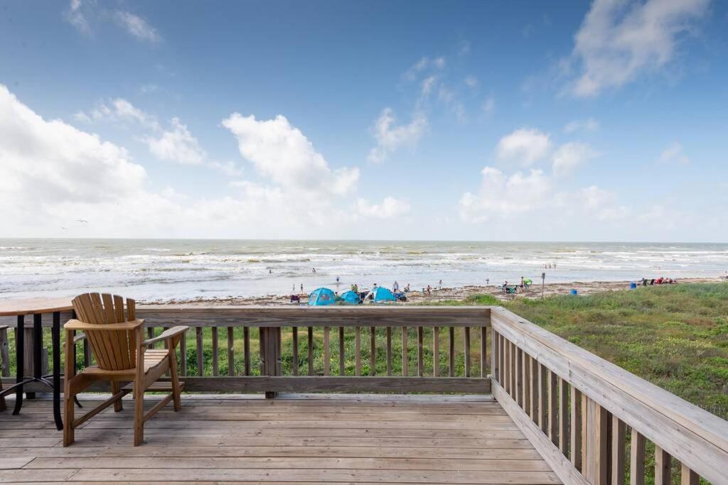 Beach Front On West Beach Galveston Exteriör bild